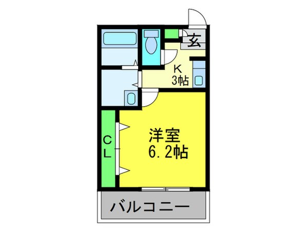 ヴィラナカヤマの物件間取画像